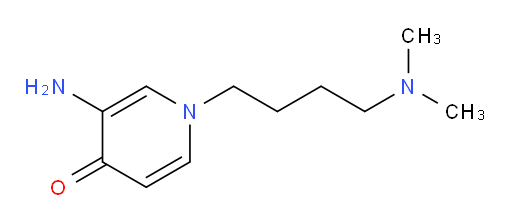 3-amino-1-[4-(dimethylamino)butyl]-1,4-dihydropyridin-4-one