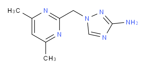 1-[(4,6-dimethylpyrimidin-2-yl)methyl]-1H-1,2,4-triazol-3-amine