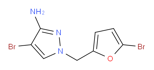 4-bromo-1-[(5-bromofuran-2-yl)methyl]-1H-pyrazol-3-amine