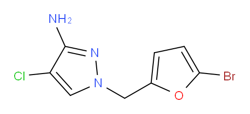 1-[(5-bromofuran-2-yl)methyl]-4-chloro-1H-pyrazol-3-amine