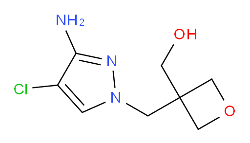 {3-[(3-amino-4-chloro-1H-pyrazol-1-yl)methyl]oxetan-3-yl}methanol