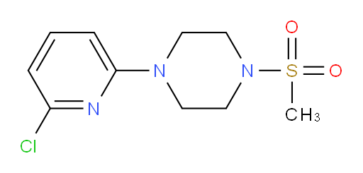 1-(6-chloropyridin-2-yl)-4-methanesulfonylpiperazine