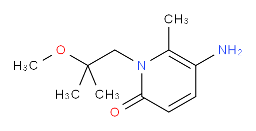 5-amino-1-(2-methoxy-2-methylpropyl)-6-methyl-1,2-dihydropyridin-2-one