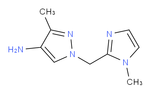 3-methyl-1-[(1-methyl-1H-imidazol-2-yl)methyl]-1H-pyrazol-4-amine