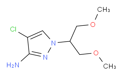 4-chloro-1-(1,3-dimethoxypropan-2-yl)-1H-pyrazol-3-amine