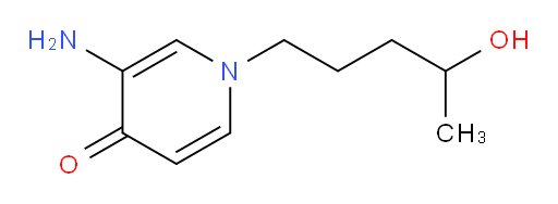 3-amino-1-(4-hydroxypentyl)-1,4-dihydropyridin-4-one