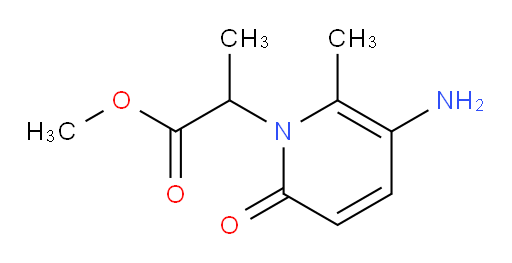 methyl 2-(5-amino-6-methyl-2-oxo-1,2-dihydropyridin-1-yl)propanoate