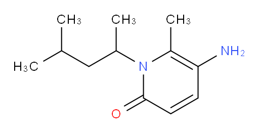 5-amino-6-methyl-1-(4-methylpentan-2-yl)-1,2-dihydropyridin-2-one