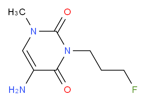 5-amino-3-(3-fluoropropyl)-1-methyl-1,2,3,4-tetrahydropyrimidine-2,4-dione