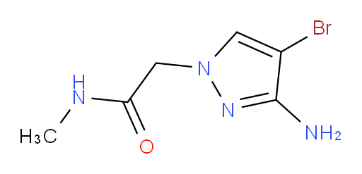 2-(3-amino-4-bromo-1H-pyrazol-1-yl)-N-methylacetamide