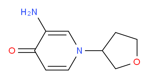 3-amino-1-(oxolan-3-yl)-1,4-dihydropyridin-4-one