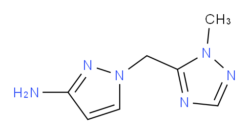 1-[(1-methyl-1H-1,2,4-triazol-5-yl)methyl]-1H-pyrazol-3-amine