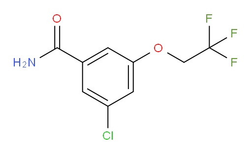 3-chloro-5-(2,2,2-trifluoroethoxy)benzamide