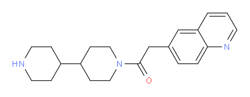 1-([4,4'-bipiperidin]-1-yl)-2-(quinolin-6-yl)ethanone