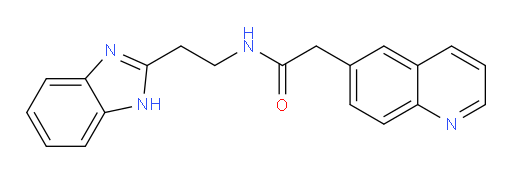 N-(2-(1H-benzo[d]imidazol-2-yl)ethyl)-2-(quinolin-6-yl)acetamide