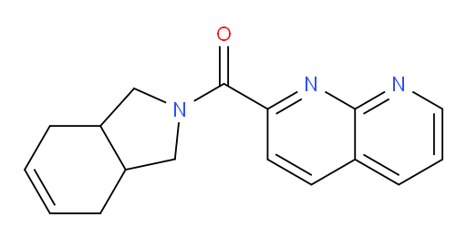 (1,8-naphthyridin-2-yl)(3a,4,7,7a-tetrahydro-1H-isoindol-2(3H)-yl)methanone