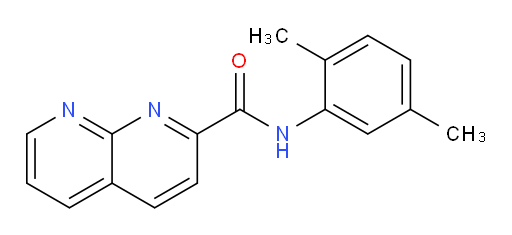 N-(2,5-dimethylphenyl)-1,8-naphthyridine-2-carboxamide