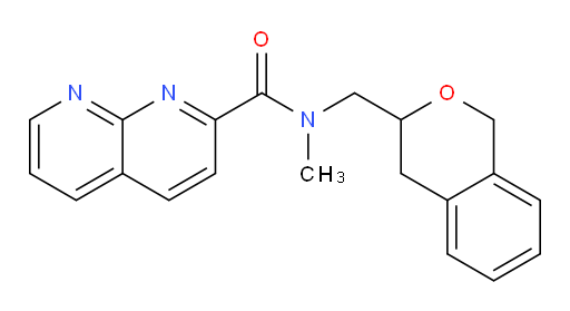 N-(isochroman-3-ylmethyl)-N-methyl-1,8-naphthyridine-2-carboxamide