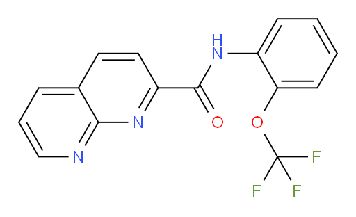 N-(2-(trifluoromethoxy)phenyl)-1,8-naphthyridine-2-carboxamide