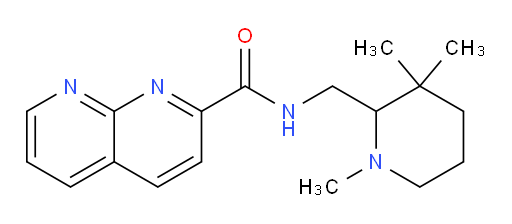 N-((1,3,3-trimethylpiperidin-2-yl)methyl)-1,8-naphthyridine-2-carboxamide