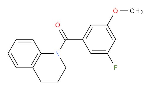 (3,4-dihydroquinolin-1(2H)-yl)(3-fluoro-5-methoxyphenyl)methanone