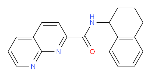 N-(1,2,3,4-tetrahydronaphthalen-1-yl)-1,8-naphthyridine-2-carboxamide