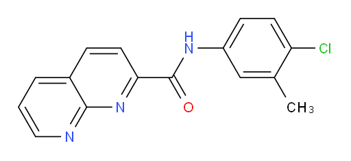 N-(4-chloro-3-methylphenyl)-1,8-naphthyridine-2-carboxamide