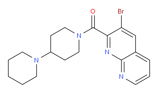 [1,4'-bipiperidin]-1'-yl(3-bromo-1,8-naphthyridin-2-yl)methanone