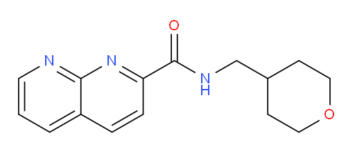 N-((tetrahydro-2H-pyran-4-yl)methyl)-1,8-naphthyridine-2-carboxamide