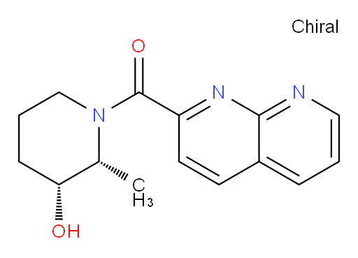 ((2R,3R)-3-hydroxy-2-methylpiperidin-1-yl)(1,8-naphthyridin-2-yl)methanone