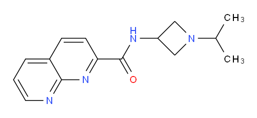 N-(1-isopropylazetidin-3-yl)-1,8-naphthyridine-2-carboxamide