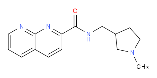N-((1-methylpyrrolidin-3-yl)methyl)-1,8-naphthyridine-2-carboxamide