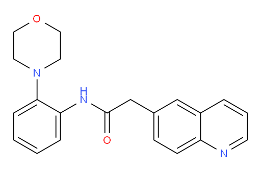 N-(2-morpholinophenyl)-2-(quinolin-6-yl)acetamide