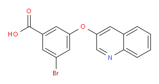 3-bromo-5-(quinolin-3-yloxy)benzoic acid