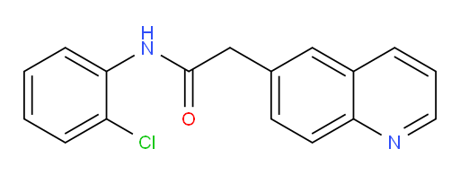N-(2-chlorophenyl)-2-(quinolin-6-yl)acetamide