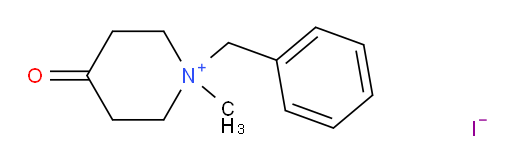 1-benzyl-1-methyl-4-oxopiperidin-1-ium iodide