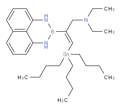 (E)-N,N-diethyl-2-(1H-naphtho[1,8-de][1,3,2]diazaborinin-2(3H)-yl)-3-(tributylstannyl)prop-2-en-1-amine