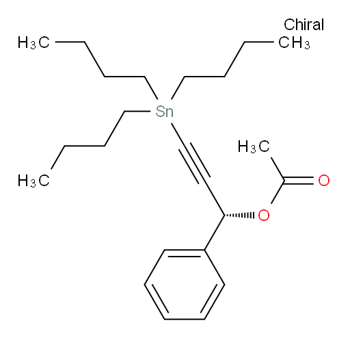 (R)-1-phenyl-3-(tributylstannyl)prop-2-yn-1-yl acetate