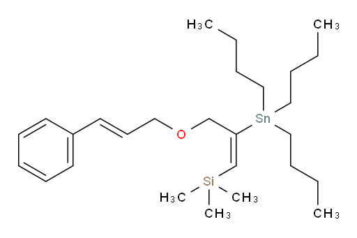 ((E)-3-(cinnamyloxy)-2-(tributylstannyl)prop-1-en-1-yl)trimethylsilane