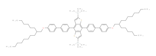 (4,8-bis(4'-((2-hexyldecyl)oxy)-[1,1'-biphenyl]-4-yl)benzo[1,2-b:4,5-b']dithiophene-2,6-diyl)bis(trimethylstannane)