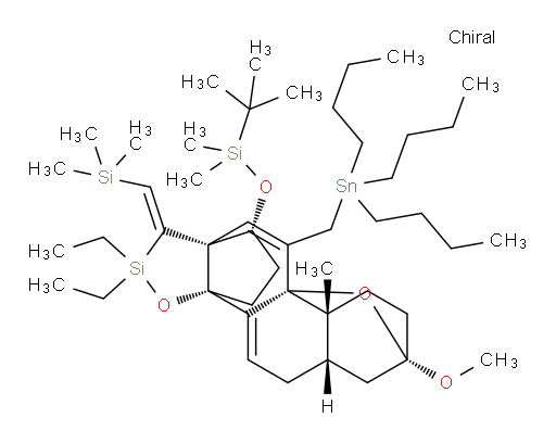 (3S,5S,9R,10R,13R,14R,17R,Z)-17-((tert-butyldimethylsilyl)oxy)-19,19-diethyl-3-methoxy-10-methyl-11-((tributylstannyl)methyl)-20-((trimethylsilyl)methylene)-1,2,3,4,5,6,10,15,16,17-decahydro-3,9-epoxy-14,13-(epoxysilanomethano)cyclopenta[a]phenanthrene
