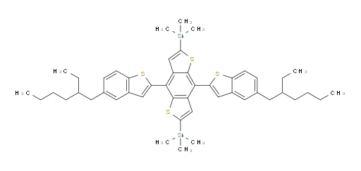 (4,8-bis(5-(2-ethylhexyl)benzo[b]thiophen-2-yl)benzo[1,2-b:4,5-b']dithiophene-2,6-diyl)bis(trimethylstannane)