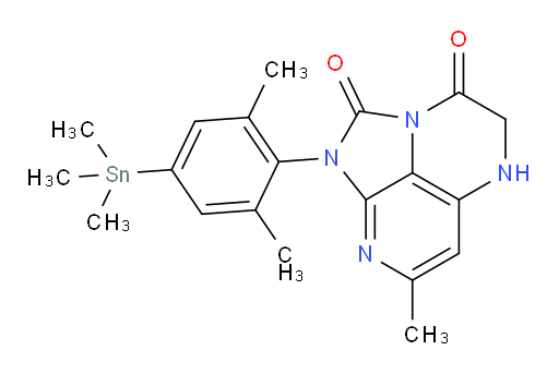 1-(2,6-dimethyl-4-(trimethylstannyl)phenyl)-7-methyl-4,5-dihydro-1H-1,2a,5,8-tetraazaacenaphthylene-2,3-dione