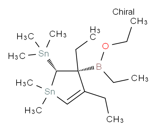 (2S,3S)-3-(ethoxy(ethyl)boryl)-3,4-diethyl-1,1-dimethyl-2-(trimethylstannyl)-2,3-dihydro-1H-stannole