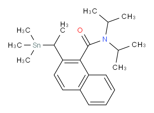 N,N-diisopropyl-2-(1-(trimethylstannyl)ethyl)-1-naphthamide