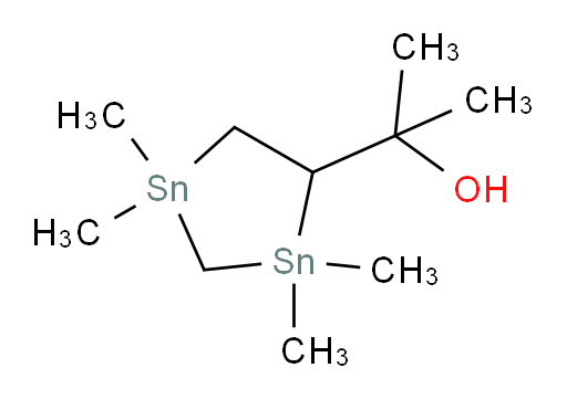 2-(1,1,3,3-tetramethyl-1,3-distannolan-4-yl)propan-2-ol