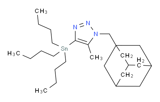 1-(adamantan-1-ylmethyl)-5-methyl-4-(tributylstannyl)-1H-1,2,3-triazole