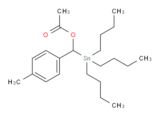 p-tolyl(tributylstannyl)methyl acetate