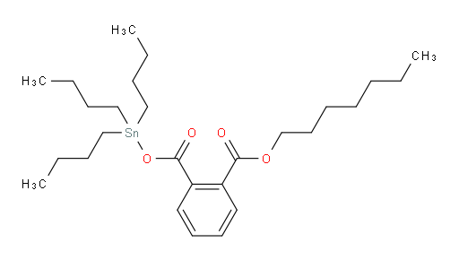 heptyl (tributylstannyl) phthalate