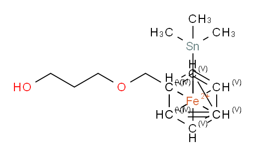 1-[(3-Hydroxypropoxy)methyl]-2-(trimethylstannyl)ferrocene